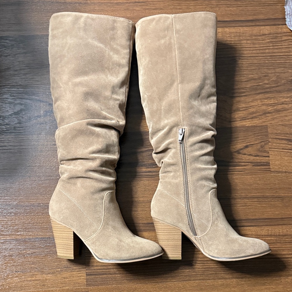 Target Tan Heeled Boots for Women